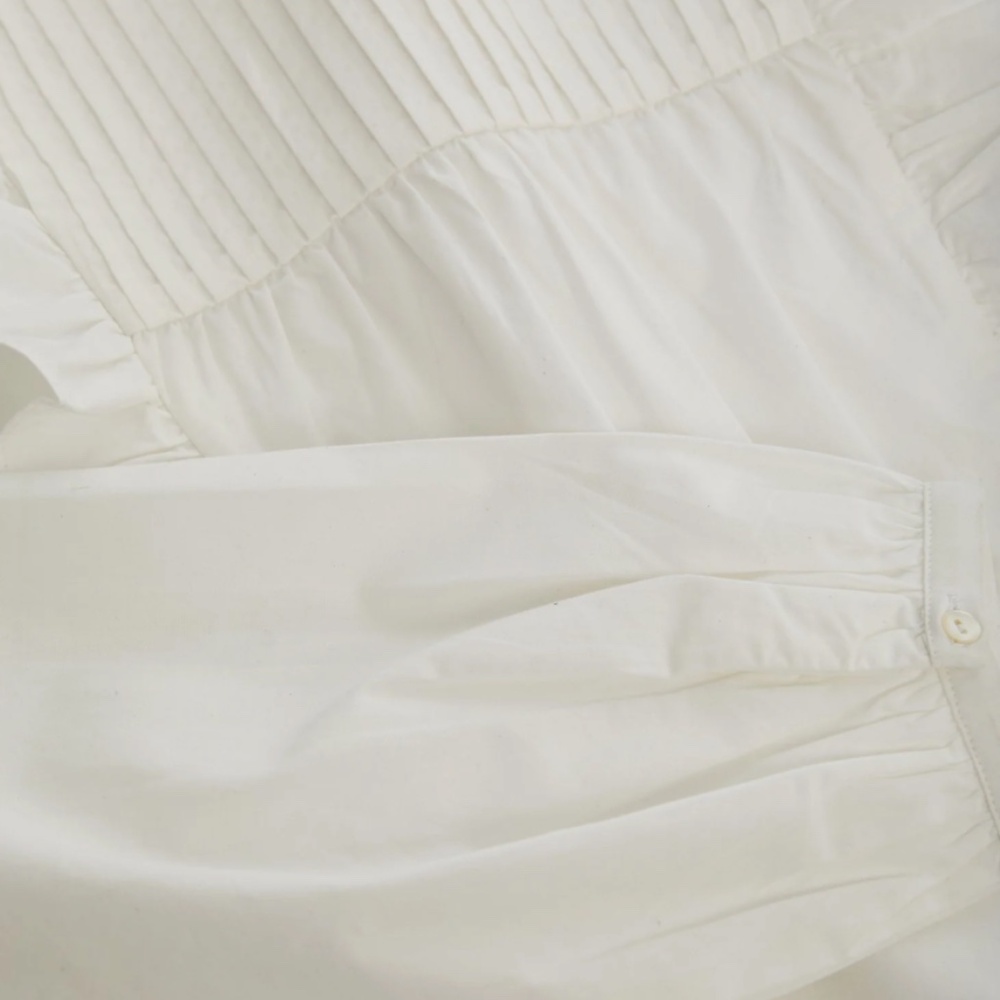 ABLE Sarah Ruffle Blouse | Size Medium - Picture 5 of 12